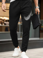 Nik Jacard Trouser - Black