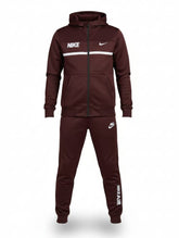 Nik Kids Zipper Track Suit - Maroon