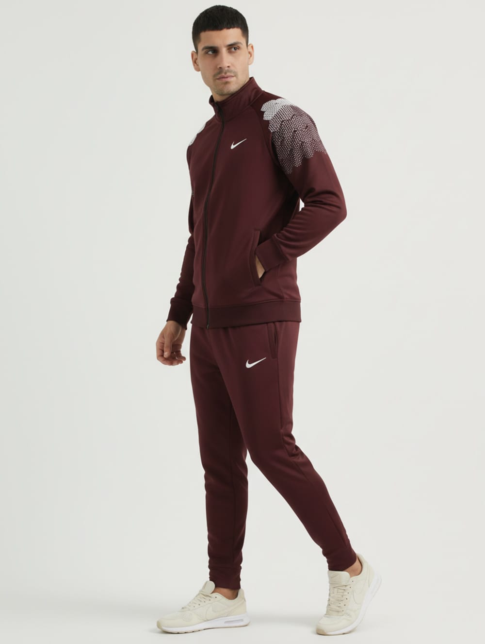 Nik Man's Track Suit - Maroon