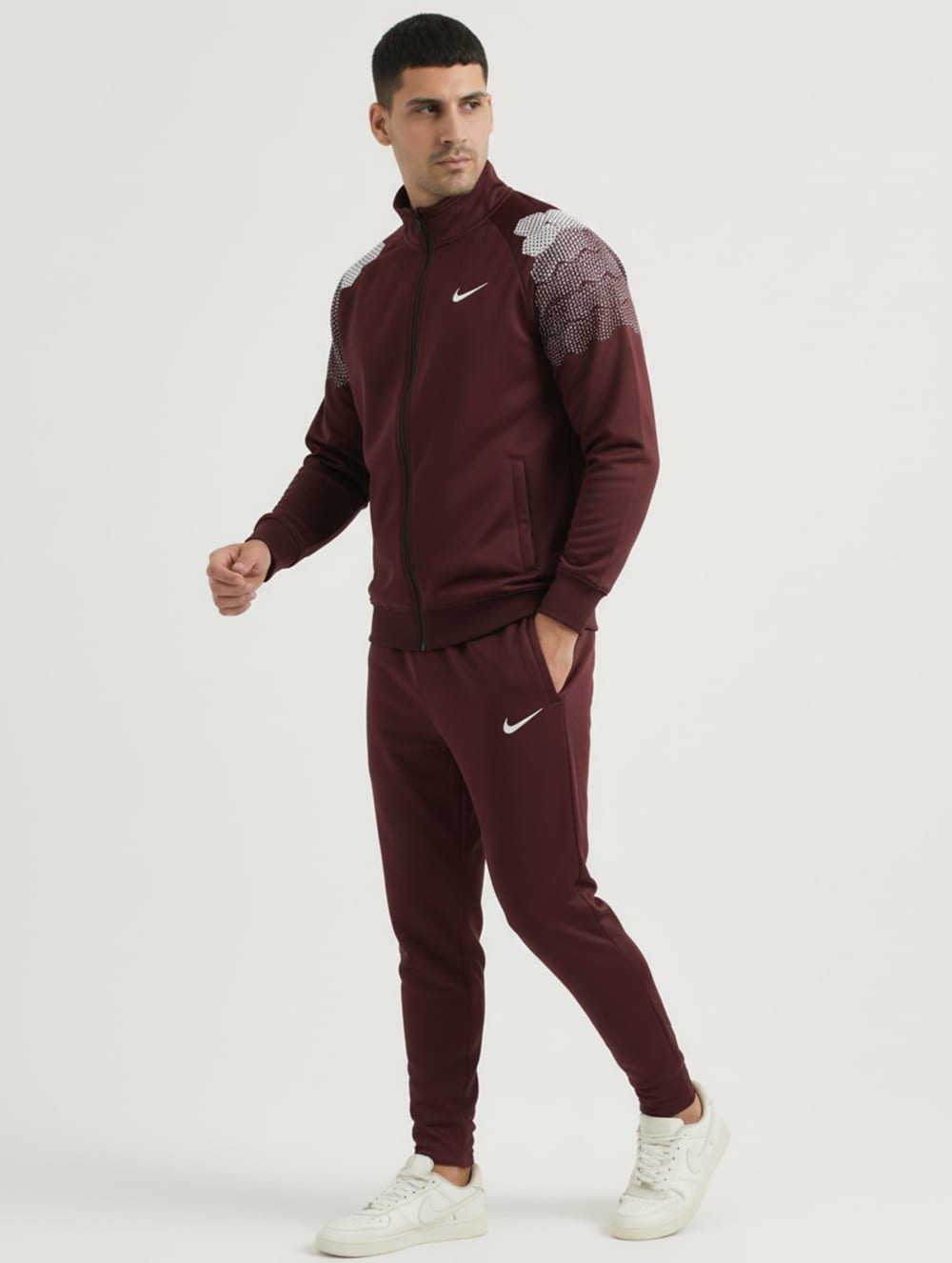 Nik Man's Track Suit - Maroon