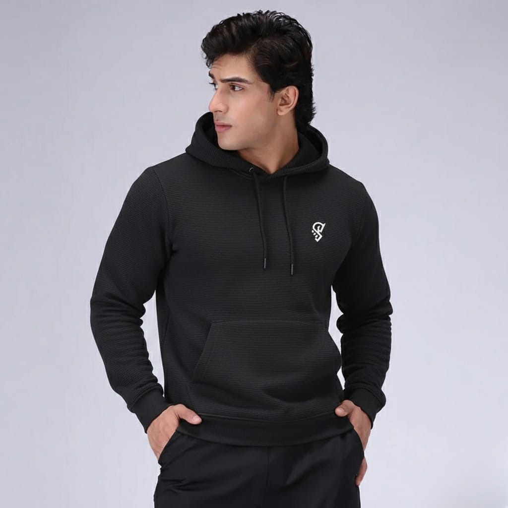 Premium Winter Hoodie - Black